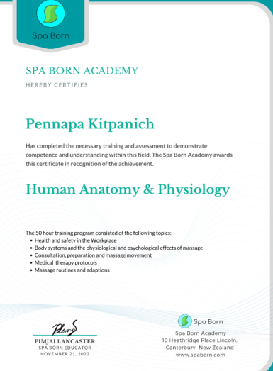 Human Anatomy and Physiology - Forrest Thai Massage - Sudbury, Ontario