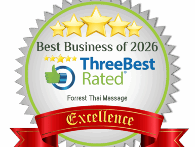 Forrest Thai Massage - Three Best Massage Badge - Sudbury, Ontario, Canada